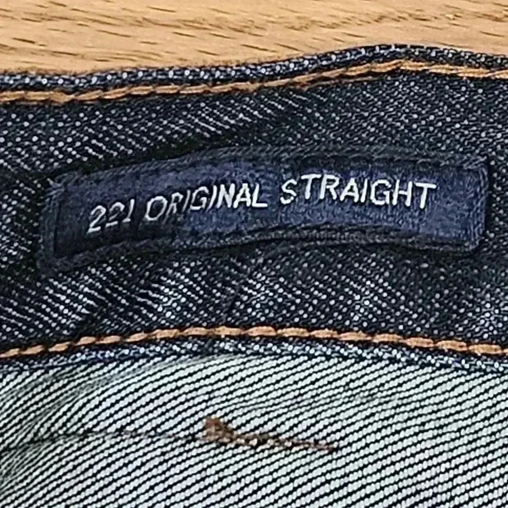 Lucky Brand 221 Original Straight Leg Straight Fit Jeans Size 38×32 NWT